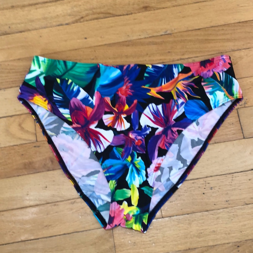 NWOT Floral Bikini Bottoms | Size 12 (UK 16)
